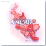 Anemia Medical Illustration by Gerrity